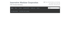 Desktop Screenshot of innovativemachinecorp.com